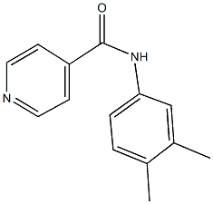 N-(3,4-dimethylphenyl)isonicotinamide,54231-48-0,结构式