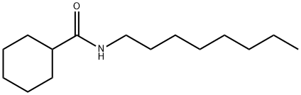 N-octylcyclohexanecarboxamide,543692-85-9,结构式