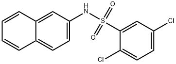 2,5-dichloro-N-(2-naphthyl)benzenesulfonamide Structure