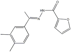 N'-[1-(3,4-dimethylphenyl)ethylidene]-2-furohydrazide,543702-59-6,结构式