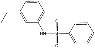 N-(3-ethylphenyl)benzenesulfonamide|N-(3-ethylphenyl)benzenesulfonamide