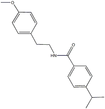 4-isopropyl-N-[2-(4-methoxyphenyl)ethyl]benzamide|