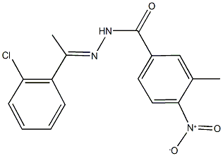 N'-[1-(2-chlorophenyl)ethylidene]-4-nitro-3-methylbenzohydrazide Structure