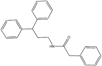 N-(3,3-diphenylpropyl)-2-phenylacetamide,543711-37-1,结构式