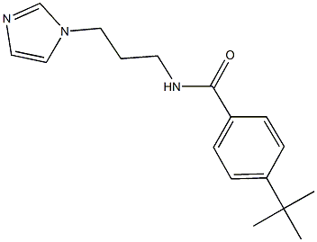 543712-12-5 4-tert-butyl-N-[3-(1H-imidazol-1-yl)propyl]benzamide