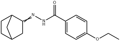 N'-bicyclo[2.2.1]hept-2-ylidene-4-ethoxybenzohydrazide Structure