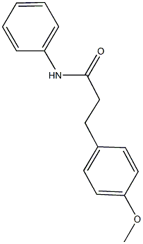 3-(4-methoxyphenyl)-N-phenylpropanamide Struktur