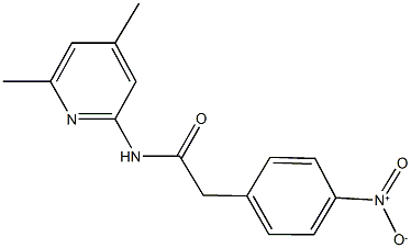 544414-25-7 N-(4,6-dimethyl-2-pyridinyl)-2-{4-nitrophenyl}acetamide