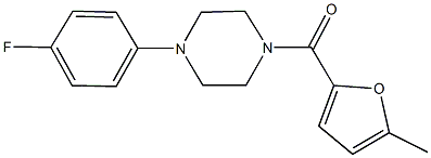 1-(4-fluorophenyl)-4-(5-methyl-2-furoyl)piperazine Structure
