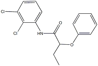 N-(2,3-dichlorophenyl)-2-phenoxybutanamide Structure