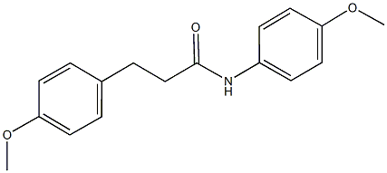 N,3-bis(4-methoxyphenyl)propanamide 结构式