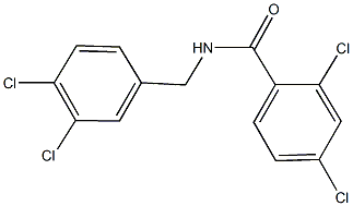 2,4-dichloro-N-(3,4-dichlorobenzyl)benzamide Structure