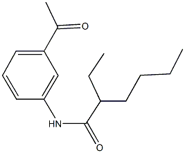 N-(3-acetylphenyl)-2-ethylhexanamide,544449-34-5,结构式