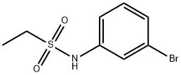 N-(3-bromophenyl)ethanesulfonamide 结构式
