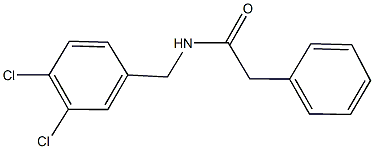 N-(3,4-dichlorobenzyl)-2-phenylacetamide Structure