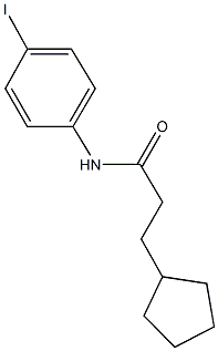 3-cyclopentyl-N-(4-iodophenyl)propanamide|