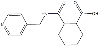 544655-62-1 2-{[(4-pyridinylmethyl)amino]carbonyl}cyclohexanecarboxylic acid