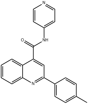 544659-91-8 2-(4-methylphenyl)-N-(4-pyridinyl)-4-quinolinecarboxamide