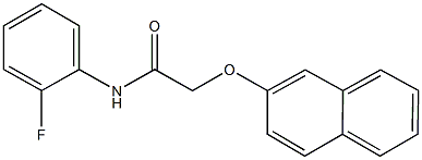 N-(2-fluorophenyl)-2-(2-naphthyloxy)acetamide|