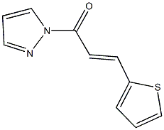 1-[3-(2-thienyl)acryloyl]-1H-pyrazole,544667-13-2,结构式