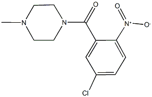 544671-09-2 1-{5-chloro-2-nitrobenzoyl}-4-methylpiperazine