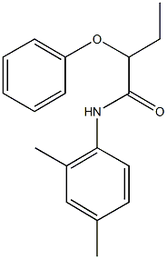 N-(2,4-dimethylphenyl)-2-phenoxybutanamide Structure