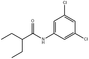 N-(3,5-dichlorophenyl)-2-ethylbutanamide Structure