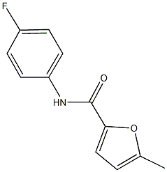 N-(4-fluorophenyl)-5-methyl-2-furamide Structure