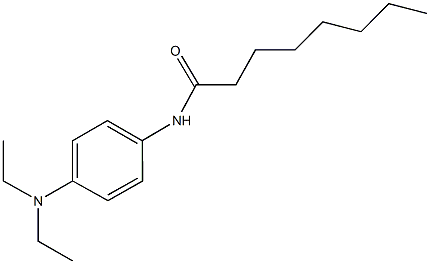 N-[4-(diethylamino)phenyl]octanamide Structure