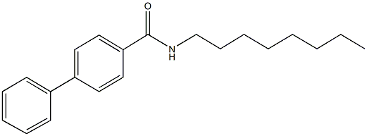 N-octyl[1,1'-biphenyl]-4-carboxamide Structure