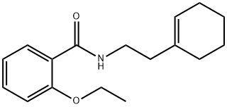 N-[2-(1-cyclohexen-1-yl)ethyl]-2-ethoxybenzamide,545342-18-5,结构式