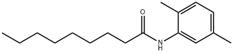 N-(2,5-dimethylphenyl)nonanamide 化学構造式