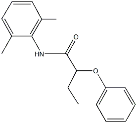 N-(2,6-dimethylphenyl)-2-phenoxybutanamide Structure