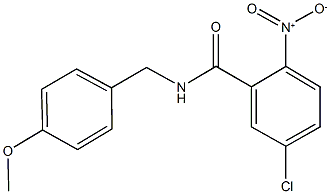 5-chloro-2-nitro-N-(4-methoxybenzyl)benzamide Structure