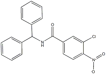 N-benzhydryl-3-chloro-4-nitrobenzamide Structure