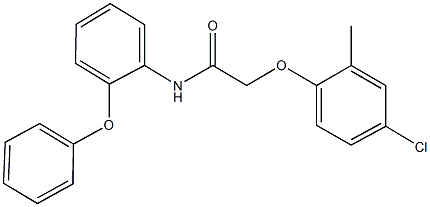 2-(4-chloro-2-methylphenoxy)-N-(2-phenoxyphenyl)acetamide,545382-34-1,结构式