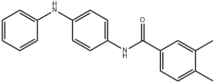 N-(4-anilinophenyl)-3,4-dimethylbenzamide 结构式