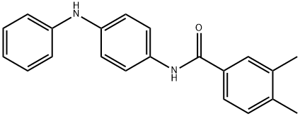 N-(4-anilinophenyl)-3,4-dimethylbenzamide Structure