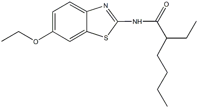 545432-15-3 N-(6-ethoxy-1,3-benzothiazol-2-yl)-2-ethylhexanamide