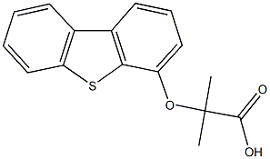 2-(dibenzo[b,d]thien-4-yloxy)-2-methylpropanoic acid Structure