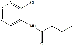 N-(2-chloro-3-pyridinyl)butanamide Struktur