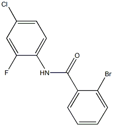 2-bromo-N-(4-chloro-2-fluorophenyl)benzamide Structure