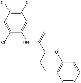 2-phenoxy-N-(2,4,5-trichlorophenyl)butanamide Structure