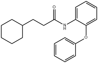 3-cyclohexyl-N-(2-phenoxyphenyl)propanamide,546079-64-5,结构式