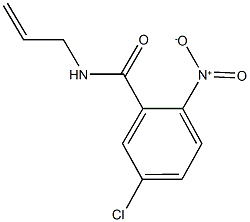 N-allyl-5-chloro-2-nitrobenzamide Struktur