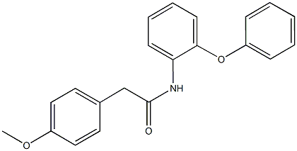 2-(4-methoxyphenyl)-N-(2-phenoxyphenyl)acetamide,546083-90-3,结构式