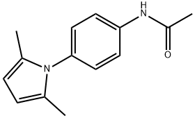 N-[4-(2,5-dimethyl-1H-pyrrol-1-yl)phenyl]acetamide Struktur