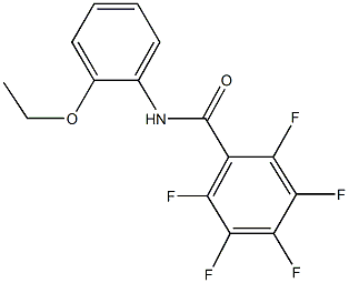 N-(2-ethoxyphenyl)-2,3,4,5,6-pentafluorobenzamide Structure