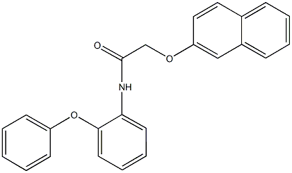 2-(2-naphthyloxy)-N-(2-phenoxyphenyl)acetamide Structure