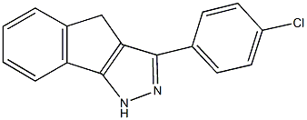 3-(4-chlorophenyl)-1,4-dihydroindeno[1,2-c]pyrazole|